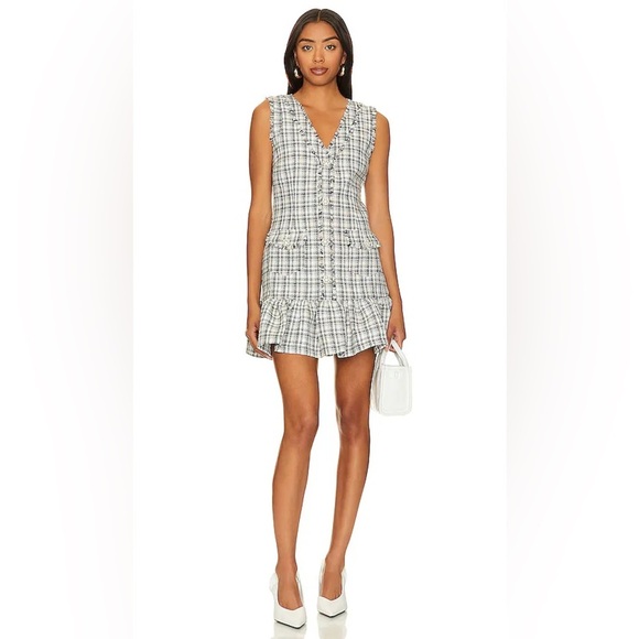 LIKELY Franco Dress in Grey Multi size 00 - Picture 5 of 16